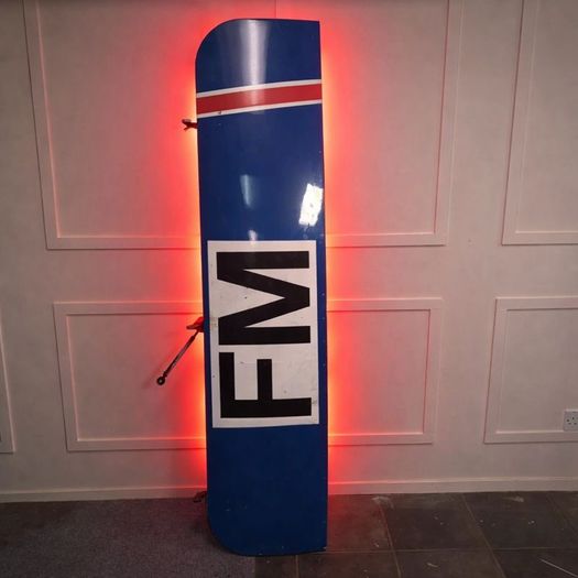 Authentic Boeing 737-800 Front Landing Gear Door LY-BFM LED Backlit Wall Display