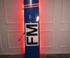 Authentic Boeing 737-800 Front Landing Gear Door LY-BFM LED Backlit Wall Display