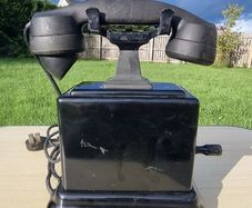 Vintage Swedish Crank Telephone - Ericson