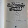 Skulduggery Pleasant 4 Book Bundle Books 1 & 2 SIGNED and hand skull illustrations by Derek Landy Image 4