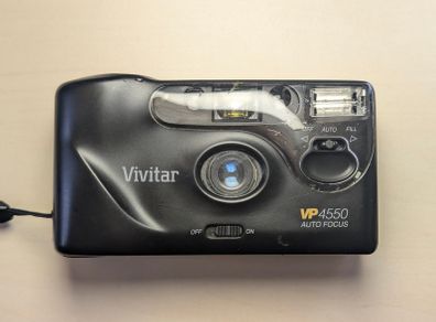 VP4550. 35mm AF Point & Shoot (Flash-Off & Focus Lock)