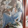 Large Framed Cross-stitch Framed Picture Image 10