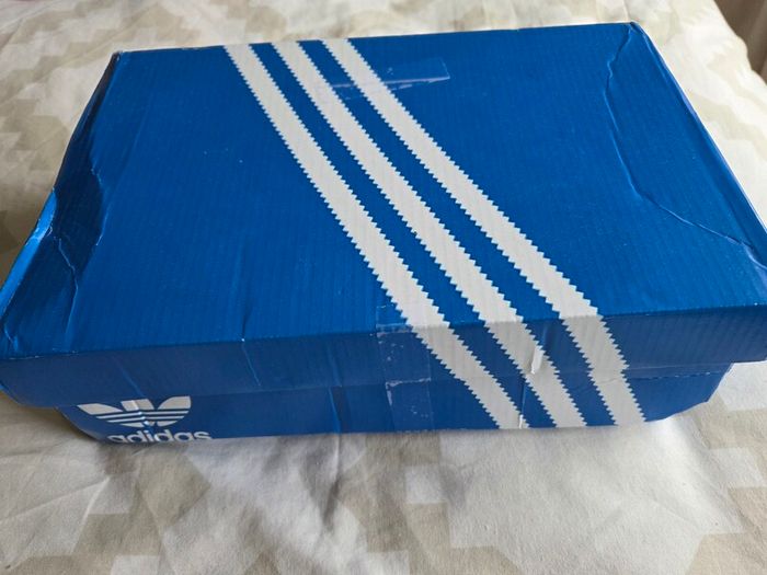 Cracked Silver Adidas Samba