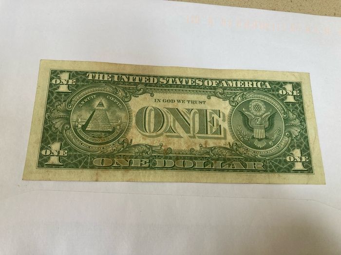 USA 1957 1 Dollar banknote rare serial  star 98489894 A