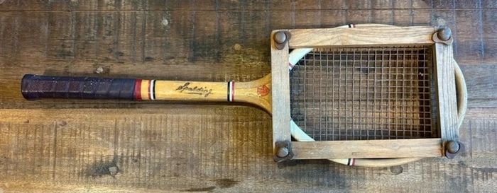 Vintage Spalding Tennis Racket - Antique/ Collectible