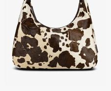 Brand New Jost Hair-On Cow Leather Shoulder Bag