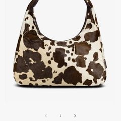Brand New Jost Hair-On Cow Leather Shoulder Bag