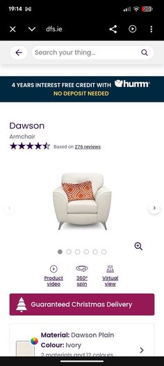 Arm chair DFS