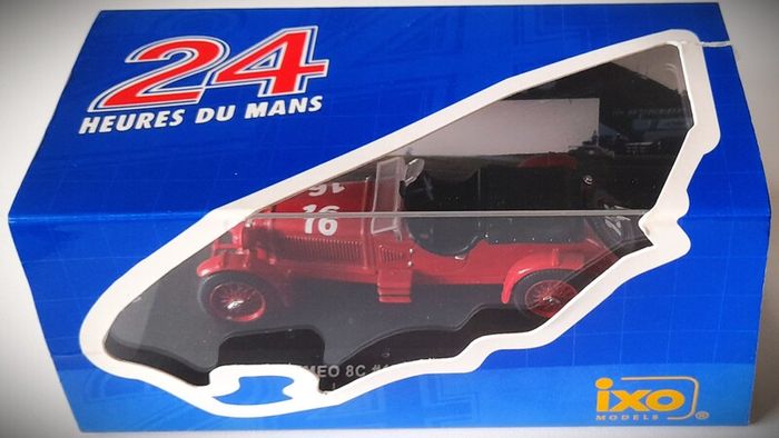 Diecast Model Le Mans Winning Alfa Romeo 8C 2300 Le Mans 1931 1st - IXO 1:43