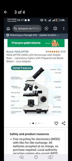Microscope led2000x