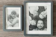 BRAND NEW Grey Curved Photo Frames