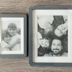 BRAND NEW Grey Curved Photo Frames