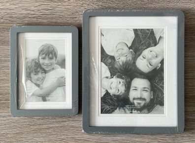 BRAND NEW Grey Curved Photo Frames