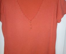 Jumper Kaliko Burnt Orange Ladies. Uk 14, Medium. 100% Immaculate-as New