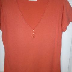 Jumper Kaliko Burnt Orange Ladies. Uk 14, Medium. 100% Immaculate-as New
