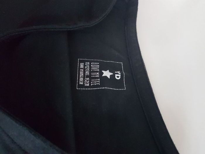 Off Shoulder Black Top 11-12 yrs.