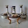 Antique japenese porcelain dressing table set Image 2