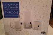 3 piece Porcelain tea set