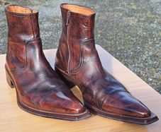 Gino Bianchi Leather Boots Size 42  Vintage