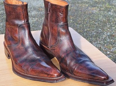 Gino Bianchi Leather Boots Size 42  Vintage