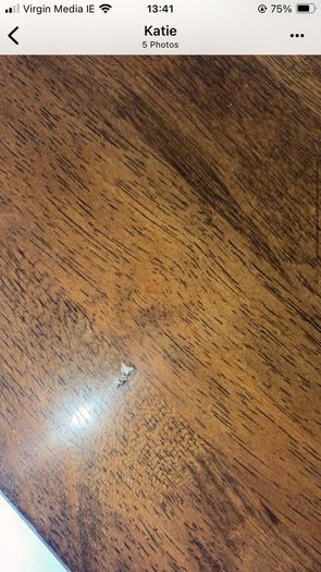 Table and chairs