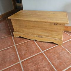 solid wood storage box