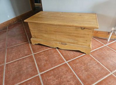 solid wood storage box