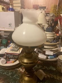 1900s brass lamp free postage