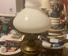 1900s brass lamp free postage