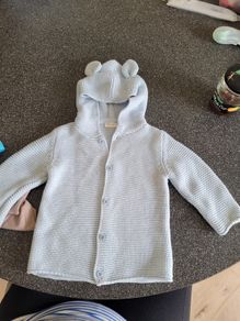 Brand new Next baby boy knitted jacket/cardigan 6-9mths