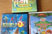 DVDs Scooby Doo, Tigger, Aliens.