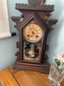 Antique Ansonia  Clock 1878 Paris