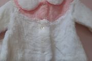 New vintage baby fur coat and hat