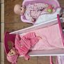 Baby doll pram, bath, bed Image 2