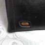 Black Leather Notebook Cover Image 2