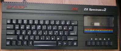 Vintage SINCLAIR 128K ZX Spectrum+2 - Computer (not tested)