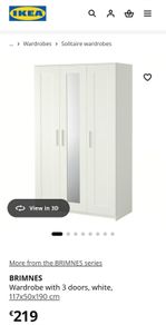 Ikea Brimnes Wardrobe