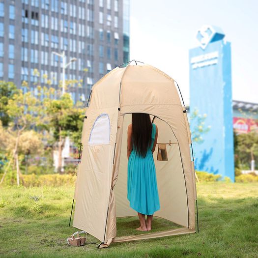 Portable Outdoor Shower Bath Changing Fitting Room Tent Shelter Camping Beach Privacy Toilet
