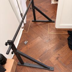 Steel wall-mounted pull-up bar