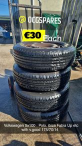 Sets & Singles of 14" 15" 16" 17" 18" inch 5x100 Alloys and Steels VAG Volkswagen Seat Skoda SEAT @ OCG