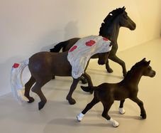 Schleich Pony Club Horse Family Pony foal figures x 3