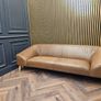 Modern style Natural Scandinavian Leather sofa Image 6