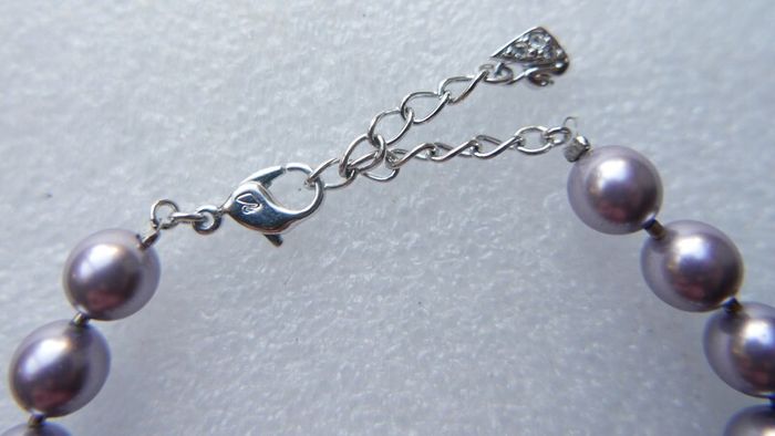 Swarovski Purple Pearl Bracelet