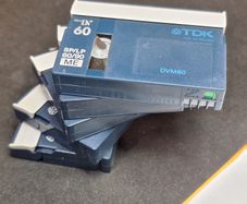 Lot of 5 Vintage TDK MiniDV Digital Video Cassettes 60 Min - Model DVM60