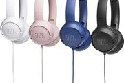 JBL T500 in Pink Over Ear Lightweight / Foldable Headphones with Pure Bass Sound 1-Button Remote / Built-In Microphone