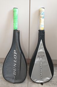 Dunlop Squash Rackets (Pair) with Covers