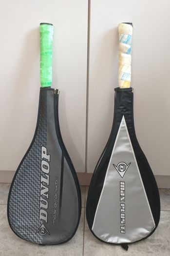 Dunlop Squash Rackets (Pair) with Covers