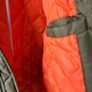 Vintage Y2K Style Bershka MA-1 Bomber Jacket XL Khaki Orange Lined Oversized Streetwear Image 7