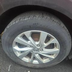 hyundai tucson alloys with new tyres