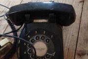 Rare Vintage 1970s Northern Electric Black Rotary Phone. Galway P&amp;T Irish Telecommunications History